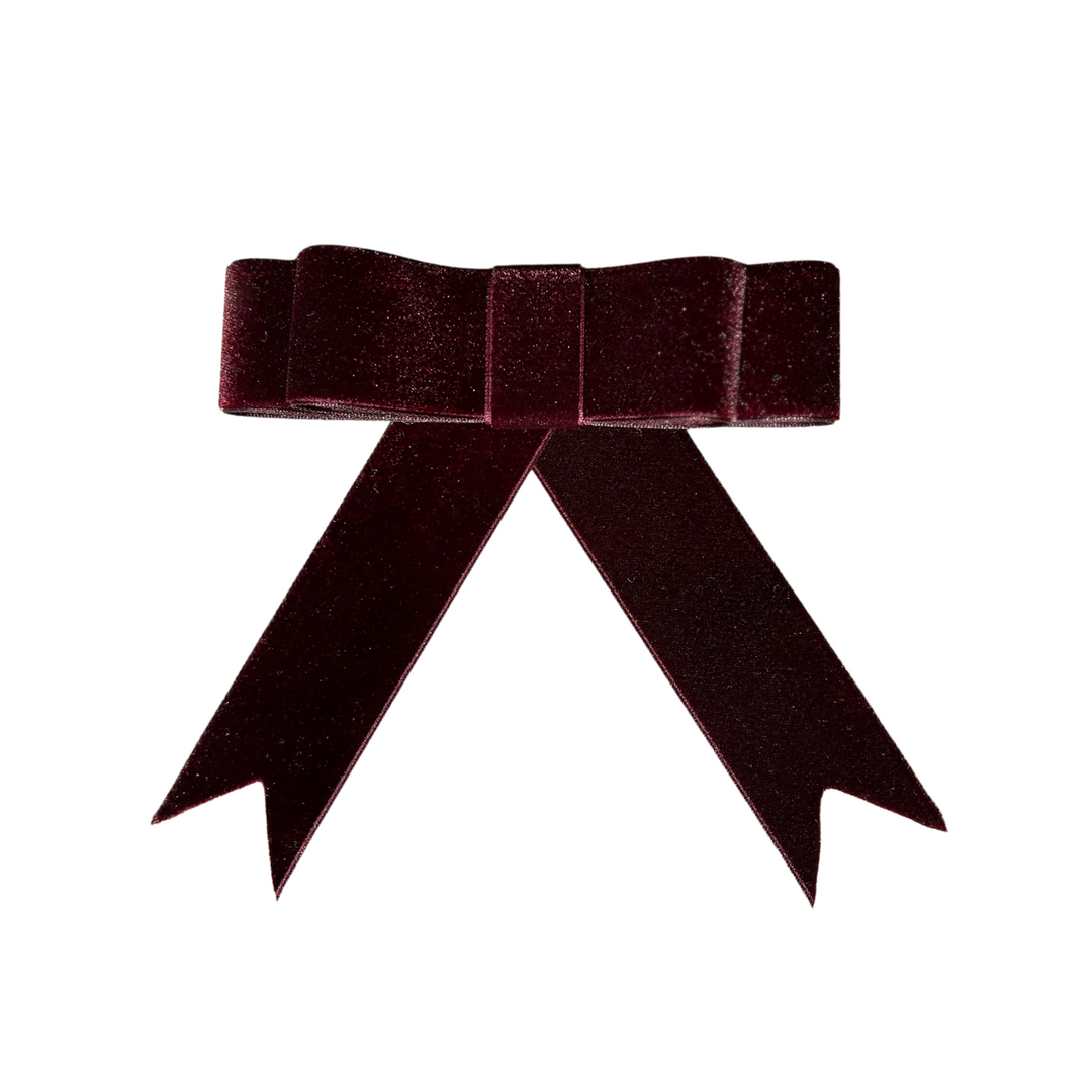 Large Velvet Bow