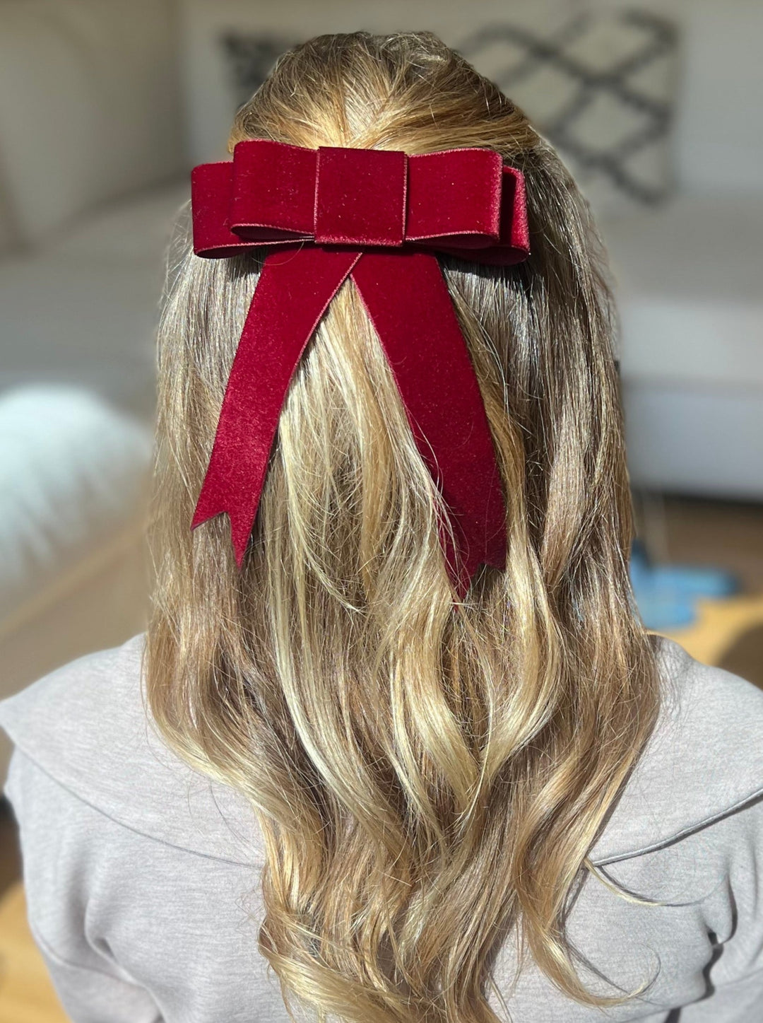 Large Velvet Bow